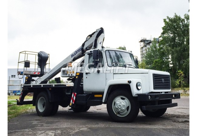 Автовышка Scorpion 1812 на шасси ГАЗ 3309 - надежное и безопасное оборудование для высотных работ 