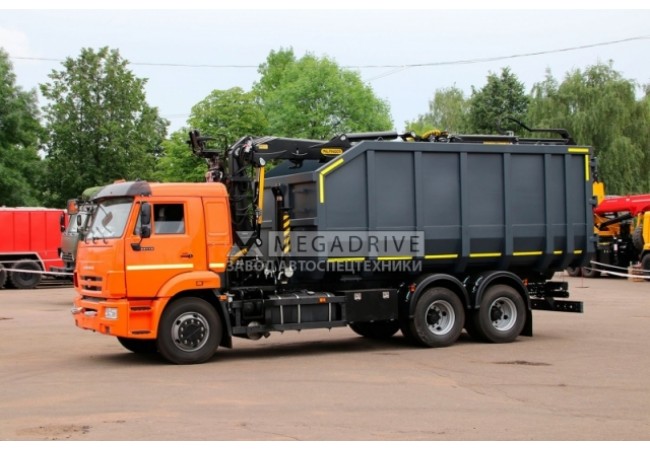 Ломовоз ВЕЛМАШ ОМТ-120М на шасси КАМАЗ 65115 - надежное решение для перевозки грузов   