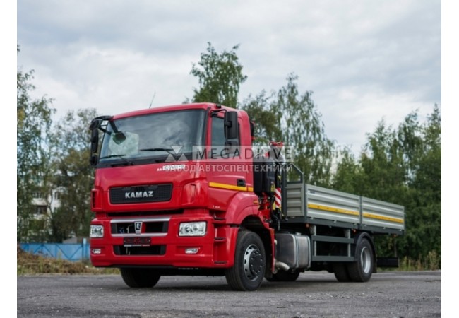 Манипулятор Fassi F85 на шасси КАМАЗ 5325 - грузовое транспортное средство для различных отраслей   