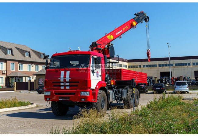Пожарный аварийно-спасательный автомобиль с КМУ INMAN IT-150, на шасси КАМАЗ – 43118