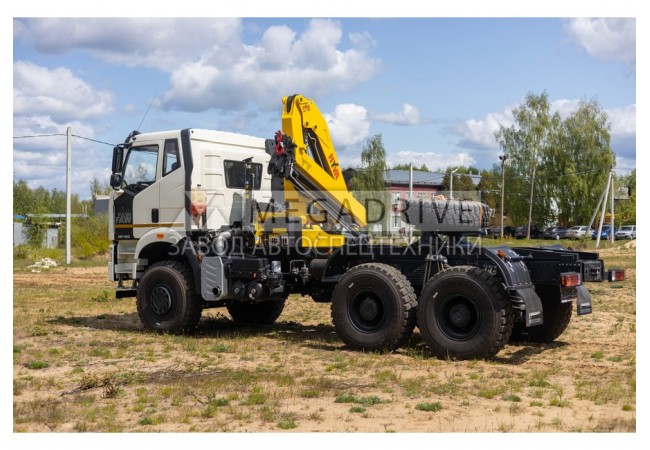 Манипулятор HYVA HB152E3 на шасси FAW 5250 6х6