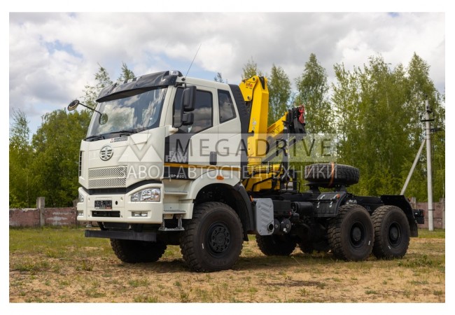 Манипулятор HYVA HB152E3 на шасси FAW 5250 6х6