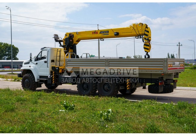 Манипулятор HYVA HST12E4 на шасси УРАЛ 4320 6х6