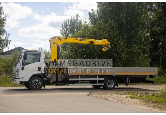 Манипулятор HYVA HST3.2Е4 на шасси Isuzu NPR-75LM