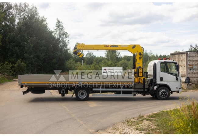 Манипулятор HYVA HST3.2Е4 на шасси Isuzu NPR-75LM