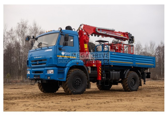 Манипулятор Taurus 055A на шасси КАМАЗ 43502 4х4