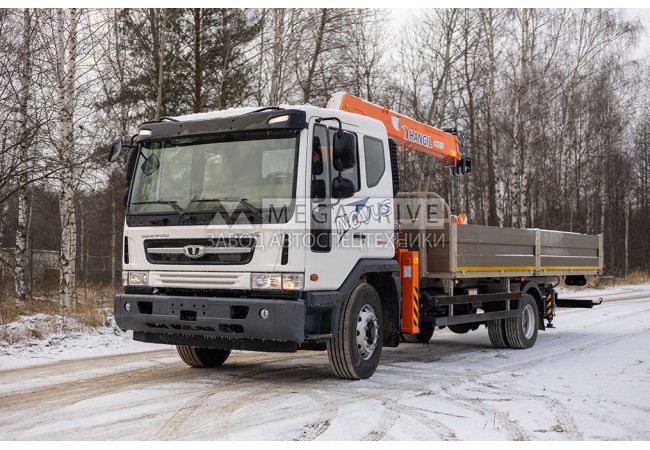 Манипулятор HANGIL HGC 515 на шасси DAEWOO CC4CT 6x4: характеристики и применение   