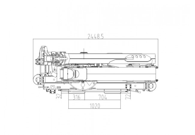 Крано-манипуляторная установка SunHunk K-168-4