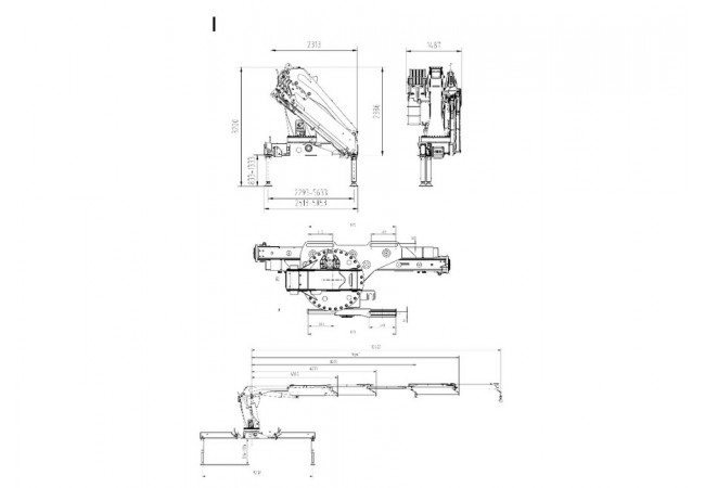 Крано-манипуляторная установка SunHunk K-238-3