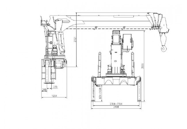 Крано-манипуляторная установка SunHunk S-3505