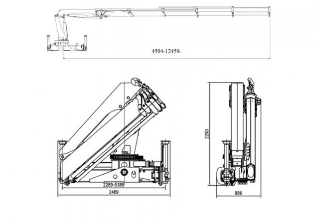 Крано-манипуляторная установка SunHunk K-125-4