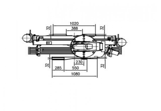 Крано-манипуляторная установка SunHunk K-125-4