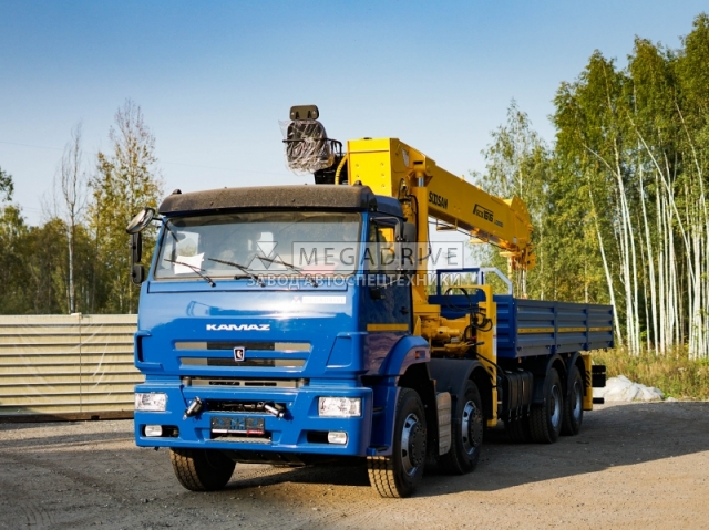 Манипулятор SOOSAN SCS 1616 на шасси КАМАЗ-65201