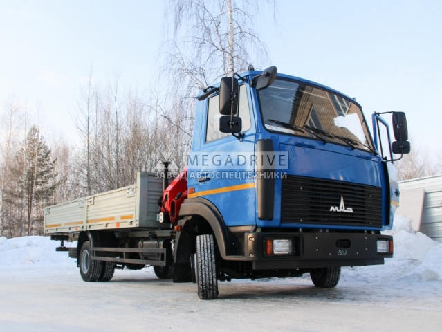 Манипулятор PALFINGER PK 6500 на шасси МАЗ 4370