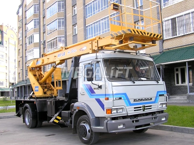 Автогидроподъемник АПТ-18 на шасси КАМАЗ 4308