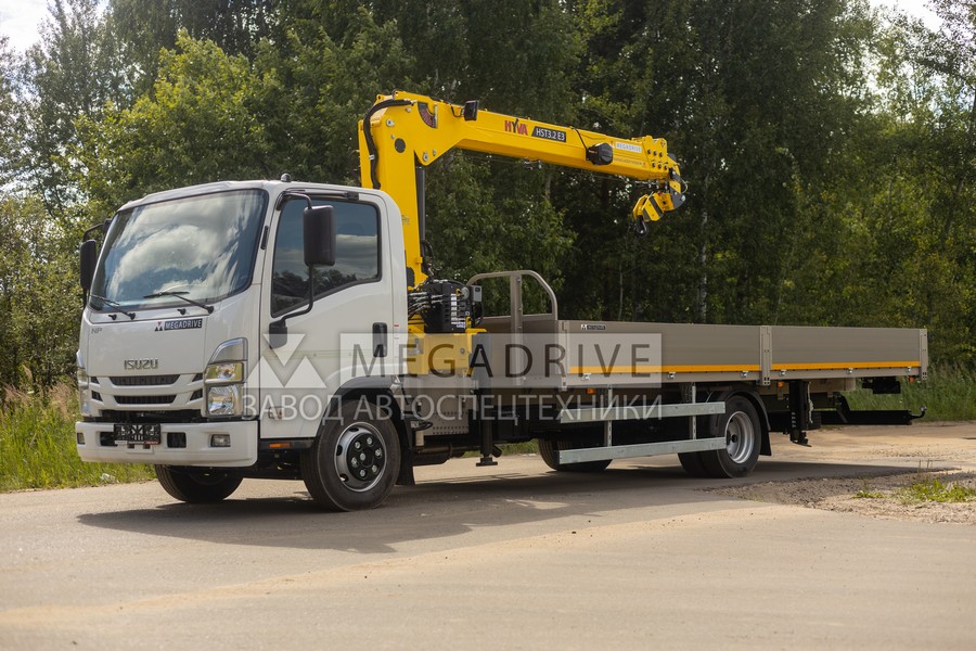 Манипулятор HYVA HST3.2Е4 на шасси ISUZU NPR-75LM