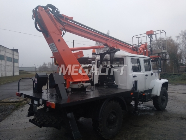 Автогидроподъемник ВС-18Т на шасси ГАЗ-33088 (5 мест)