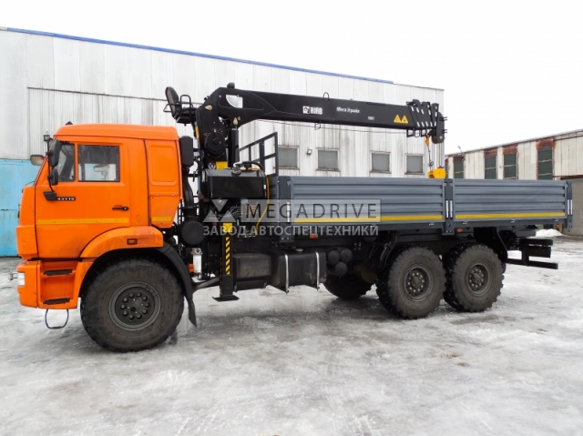 Манипулятор HIAB 160 Т-6 на шасси КАМАЗ 43118