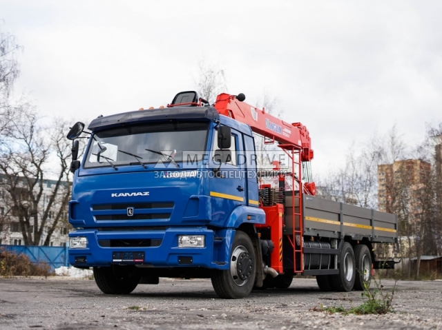 Манипулятор KANGLIM KS-1256G2 на шасси КАМАЗ 65117