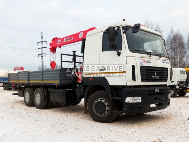 Манипулятор UNIC URV-554 на шасси МАЗ 6312В5