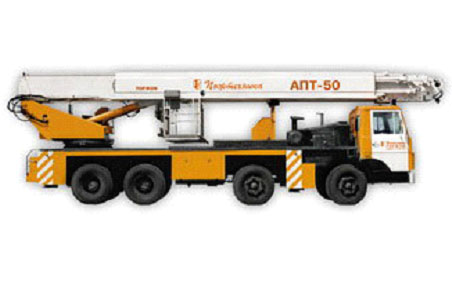 Автогидроподъемник ПСС-141.50 (АПТ-50) на шасси МЗКТ 6923