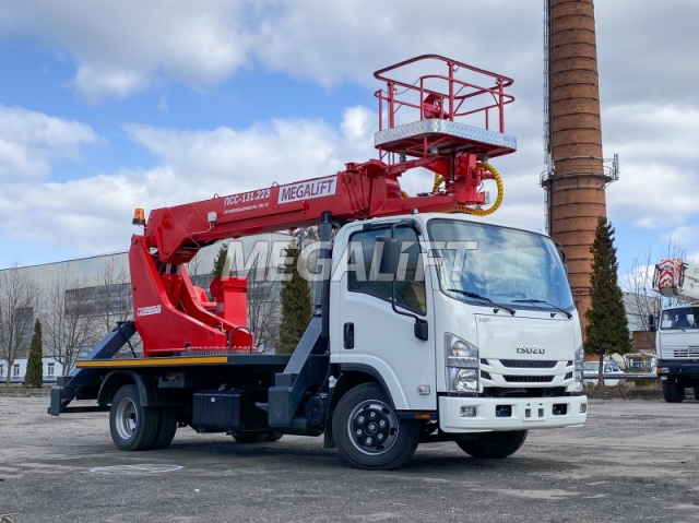 Автогидроподъемник ПСС-131.22Э на шасси ISUZU
