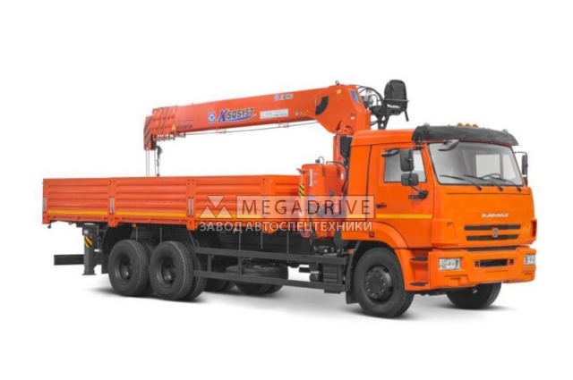 Манипулятор XCMG SQS 157 на шасси КАМАЗ 65117
