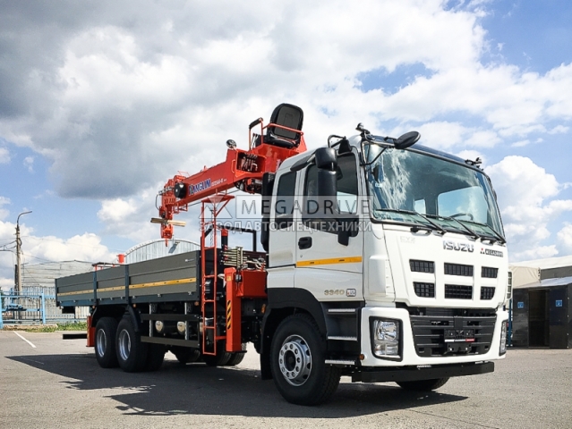 Манипулятор KANGLIM KS1256 GII на шасси ISUZU GIGA