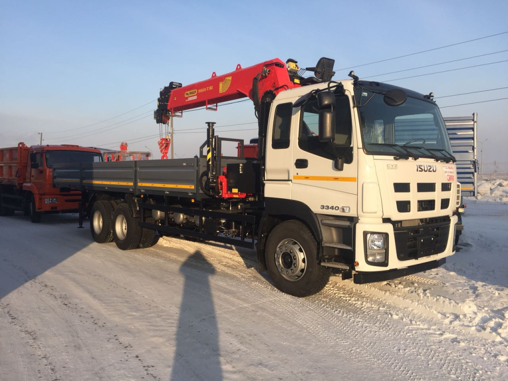 Манипулятор ИНМАН ИТ 180 на шасси ISUZU GIGA