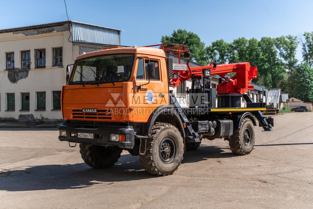 Автогидроподъемник ПСС-131.18Э на шасси КАМАЗ 4326