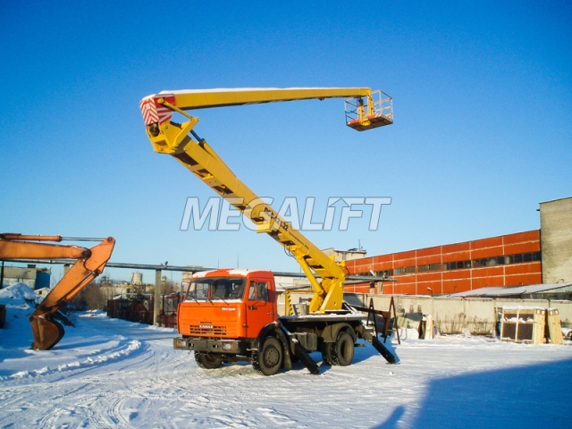 Автогидроподъемник ПСС-121.22 на шасси КАМАЗ 43255