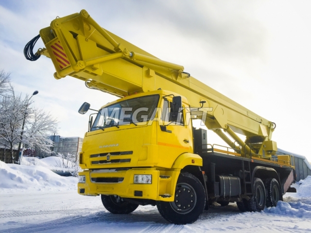Автогидроподъемник ПСС-141.36 на шасси КАМАЗ-65115