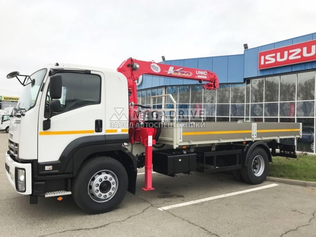 Манипулятор UNIC 374K на шасси ISUZU FVR34