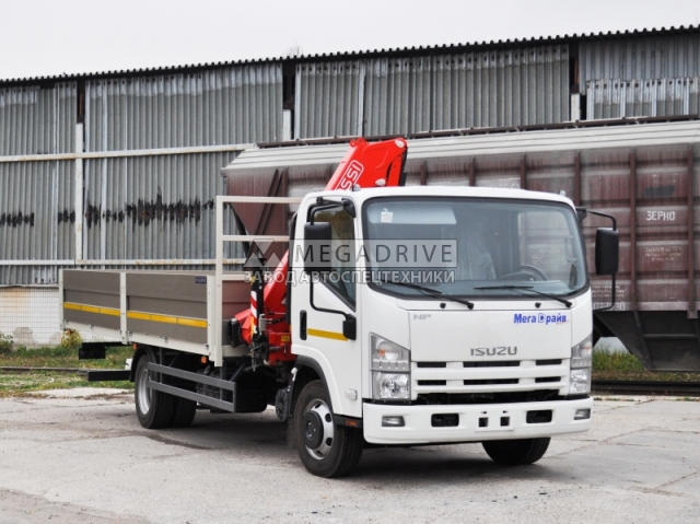 Манипулятор FASSI F65.0.22 на шасси ISUZU NPR 75 (Elf 7.5)