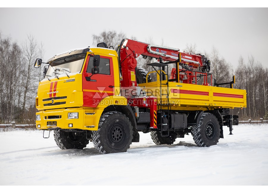Манипулятор TAURUS 055A на шасси КАМАЗ 43502