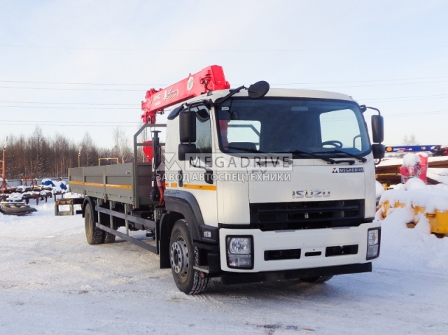Манипулятор UNIC URV-554 на шасси ISUZU FORWARD