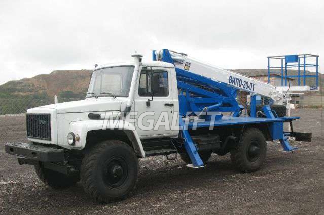 Автогидроподъемник ВИПО-20-01 на шасси ГАЗ 33081