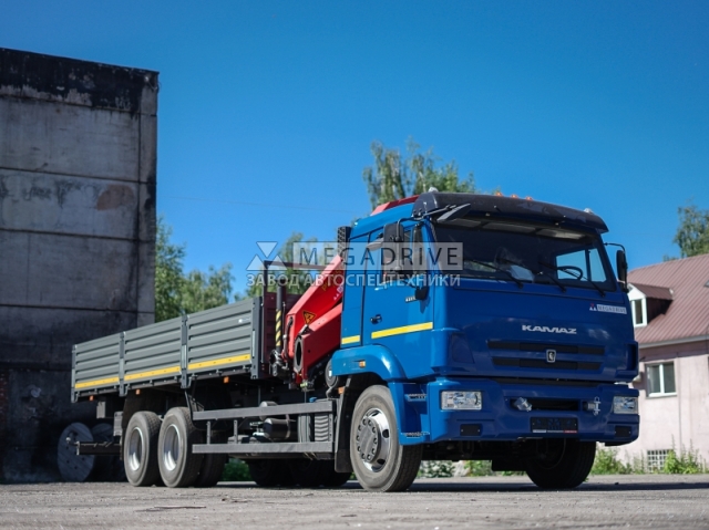 Манипулятор PALFINGER PK15500A на шасси КАМАЗ65117
