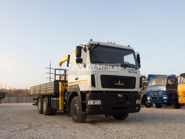 Манипулятор SOOSAN SCS513 на шасси МАЗ 6312В5