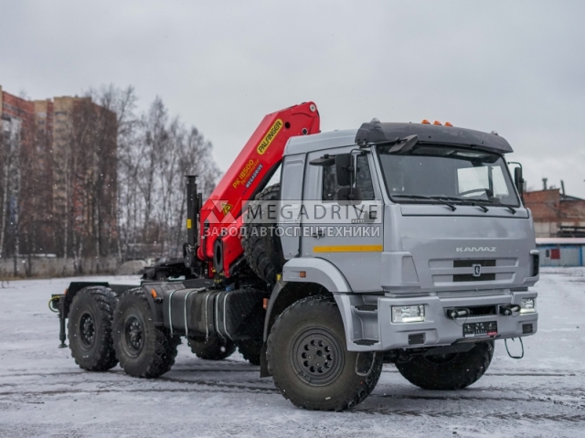 Манипулятор PALFINGER PK18500 на шасси КАМАЗ 43118