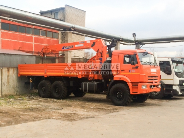 Манипулятор XCMG SQS 157 на шасси КАМАЗ 43118