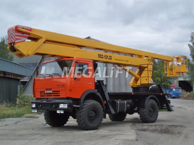 Автогидроподъемник ПСС 121.22 (АГП-22.02) на шасси КАМАЗ 4326