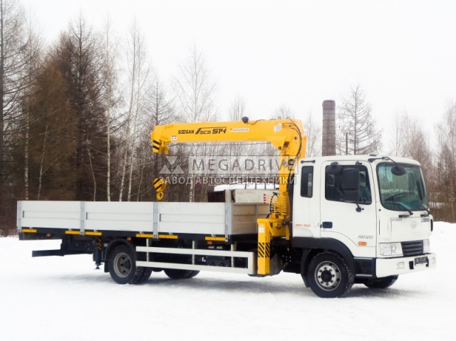 Манипулятор SOOSAN SCS 514 на шасси HYUNDAI HD-120