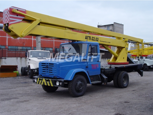 Автогидроподъемник ПСС-121.22 (АГП-22.02) на шасси ЗИЛ 432932