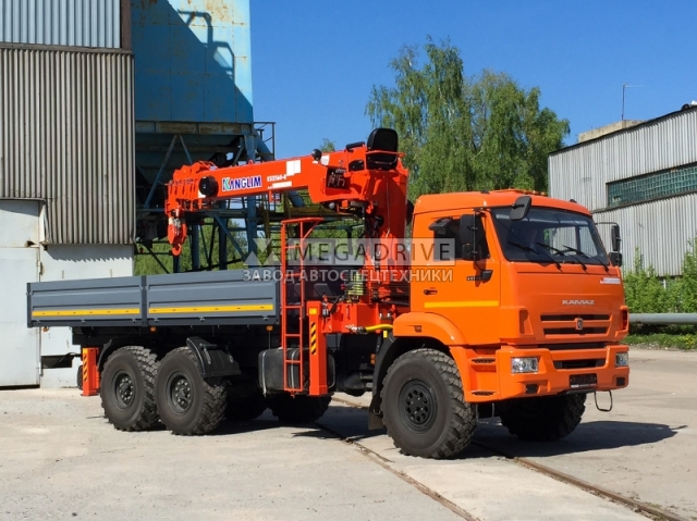 Манипулятор KANGLIM KS1256 на шасси КАМАЗ 43118