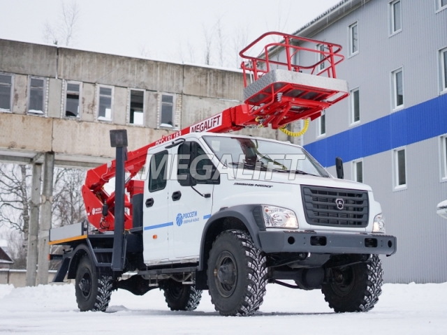 Автогидроподъемник ПСС-131.18Э на шасси ГАЗ САДКО NEXT (7 мест)