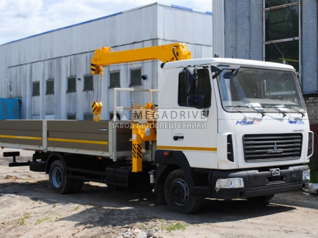 Манипулятор SOOSAN SCS334 на шасси МАЗ 4371