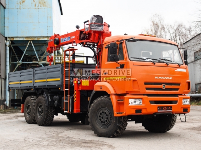 Манипулятор KANGLIM 1256G-II на шасси КАМАЗ 43118