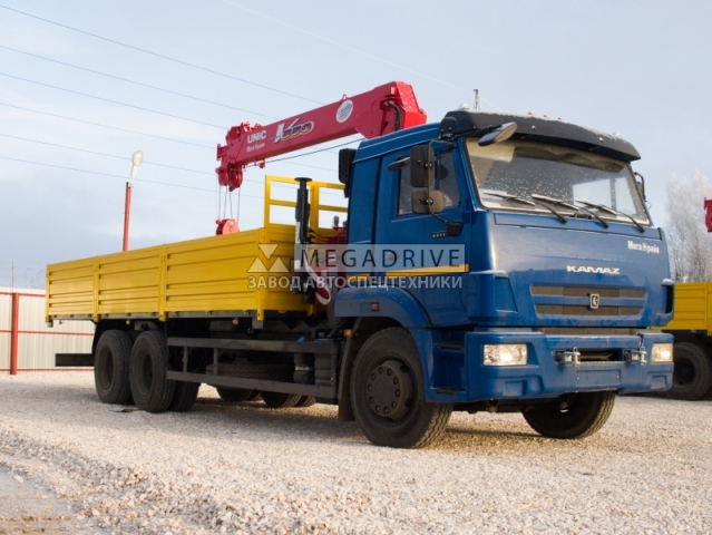 Манипулятор UNIC URV-554 на шасси КАМАЗ 65117