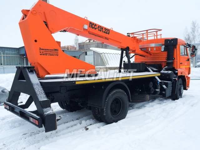 Автогидроподъемник ПСС-131.22Э на шасси КАМАЗ 43253